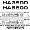 【日本語訳】Hartke HA3500 HA5500 オーナーマニュアル（アンプヘッド取扱説明書）のアイキャッチ