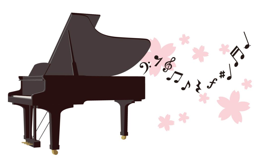 音楽を奏でるピアノ