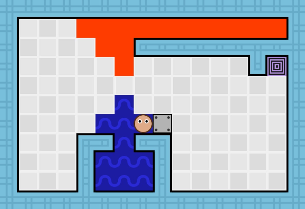 Lava and Aquaのゲーム画面