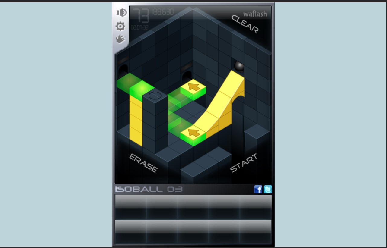 Isoball 3の73面（ステージ73）